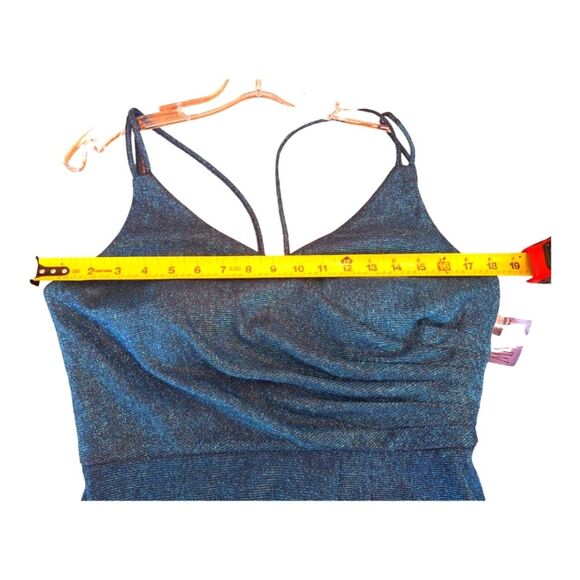 Nightway Sparkly Formal Gown Azure Teal Blue NWT 10P Wedding Pageant Holiday - Picture 15 of 16